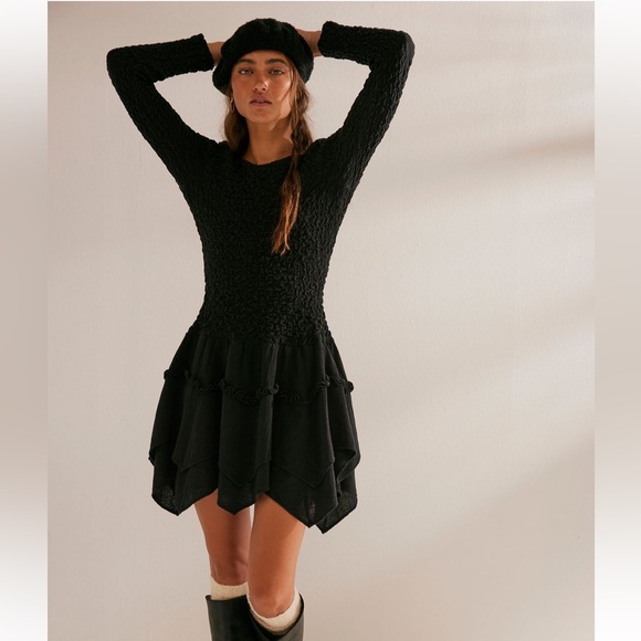 Free People “What A Time Drop-Waist Mini” - Picture 4 of 5